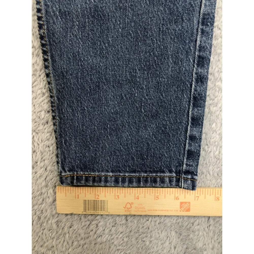 Levi's 502 Jeans Mens 32x28 (Tag 32x30) Blue Taper Fit Denim